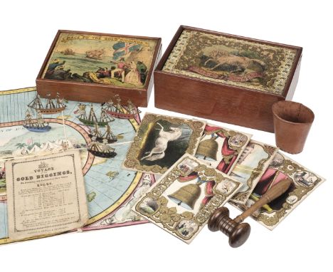 * Games. A varied collection of games, Victorian and later, approximately 16 games, including: Schimmell or the Bell and Hamm