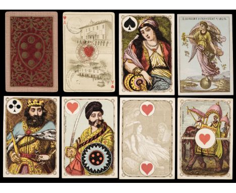 * German playing cards. Carte Medicee no.272, B. Dondorf, circa 1913, the complete deck of 52 colour lithographed playing car