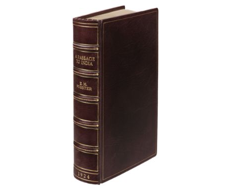 Forster (E. M.) A Passage to India, 1st edition, 2nd impression, London: Edward Arnold &amp; Co., 1924, 3 pp. advertisements 