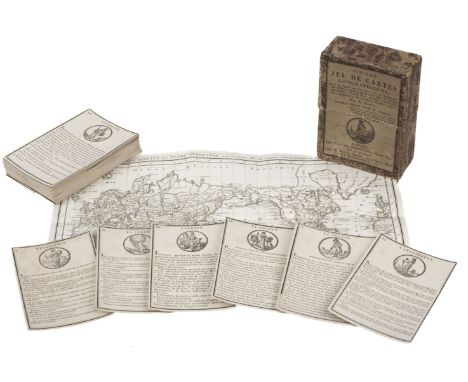 * Jouy (E. [Victor-Joseph Etienne de, 1764-1846]). Sixième Jeu de Cartes Geographiques, Lille: Chez Vana[ck]ere and Paris: Ch