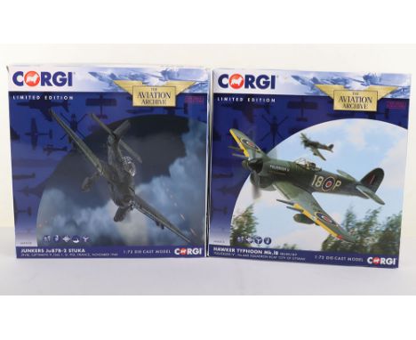 Two Corgi “The Aviation Archive” AA32518 and AA36510 boxed models, both models are in near mint condition, both appears to ha