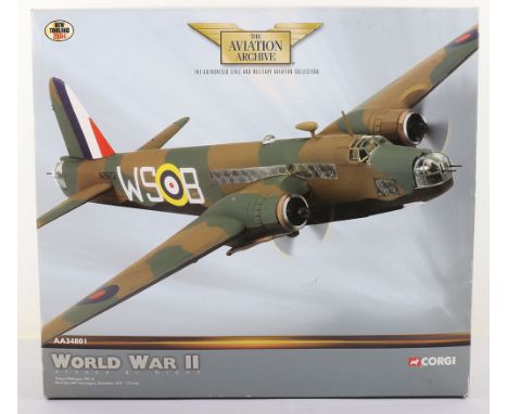 Corgi “The Aviation Archive” AA34801 Vickers Wellington boxed model, model comes boxed without collector card, is in near min