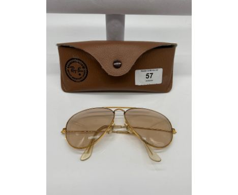A pair of vintage Ray ban sunglasses