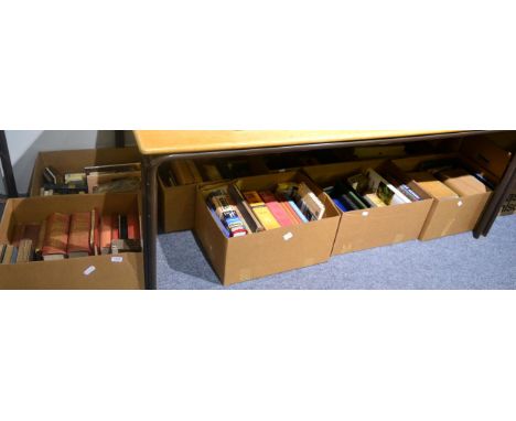 Fourteen boxes of books, to include books on industry (esp. weaving and textiles) such as Murphy's Art of Weaving 1842 and Du