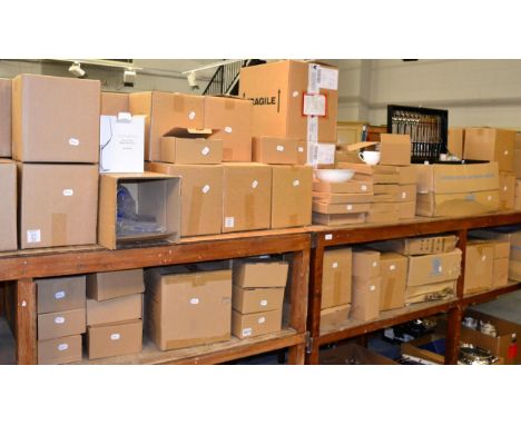 A very large accumulation (approx. 70 place settings) of Royal Worcester, ''Serendipity'' pattern dinner wares, unused and in