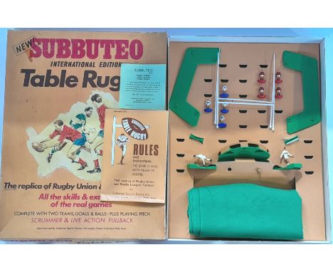 A mixed Subbuteo Rugby group International Edition to include boxed sets other teams and accessories. (See Photo) Conditions 