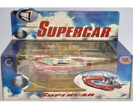 Product Enterprise Diecast Classics Gerry Anderson large scale "Supercar" - red/white - Near Mint to Mint in Good to Good Plu