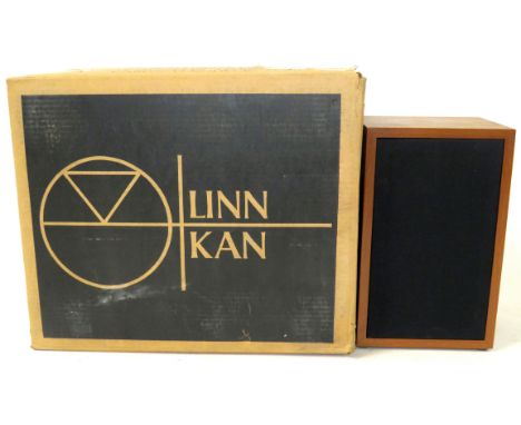 Pair of Linn KAN SpeakersTwo-way bookshelf speakers first released in 1979, dimensions (HxWxD) 303x188x164mm, includes all or