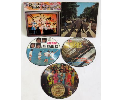 Twenty Five (25) Vinyl Records by The Beatles Picture discs and coloured vinyl, includes 'Abbey Road' LP Japanese Red Vinyl A