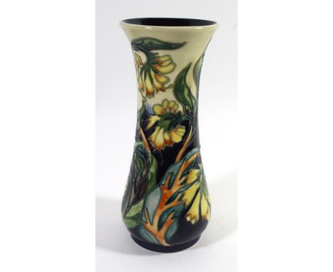 A modern Moorcroft waisted vaseDecorated with floral motifs, factory marks and dated 99 to base, height 21cmCONDITION REPORT: