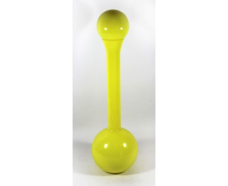 A contemporary Italian glass decanter and stopperPossibly by Empoli, height 57cm 