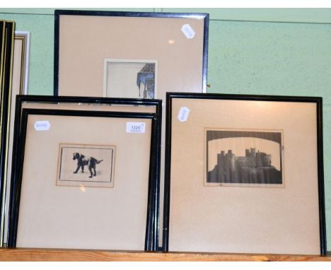 Various prints including George H. Wood examples and K Vernon etc (5)