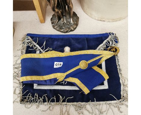MASONIC APRON &amp; SASH