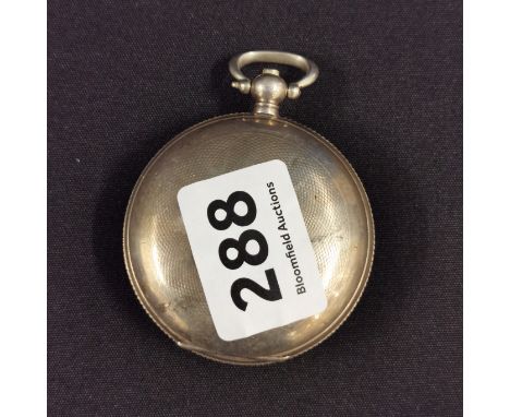 ANTIQUE SILVER HUNTER POCKET WATCH