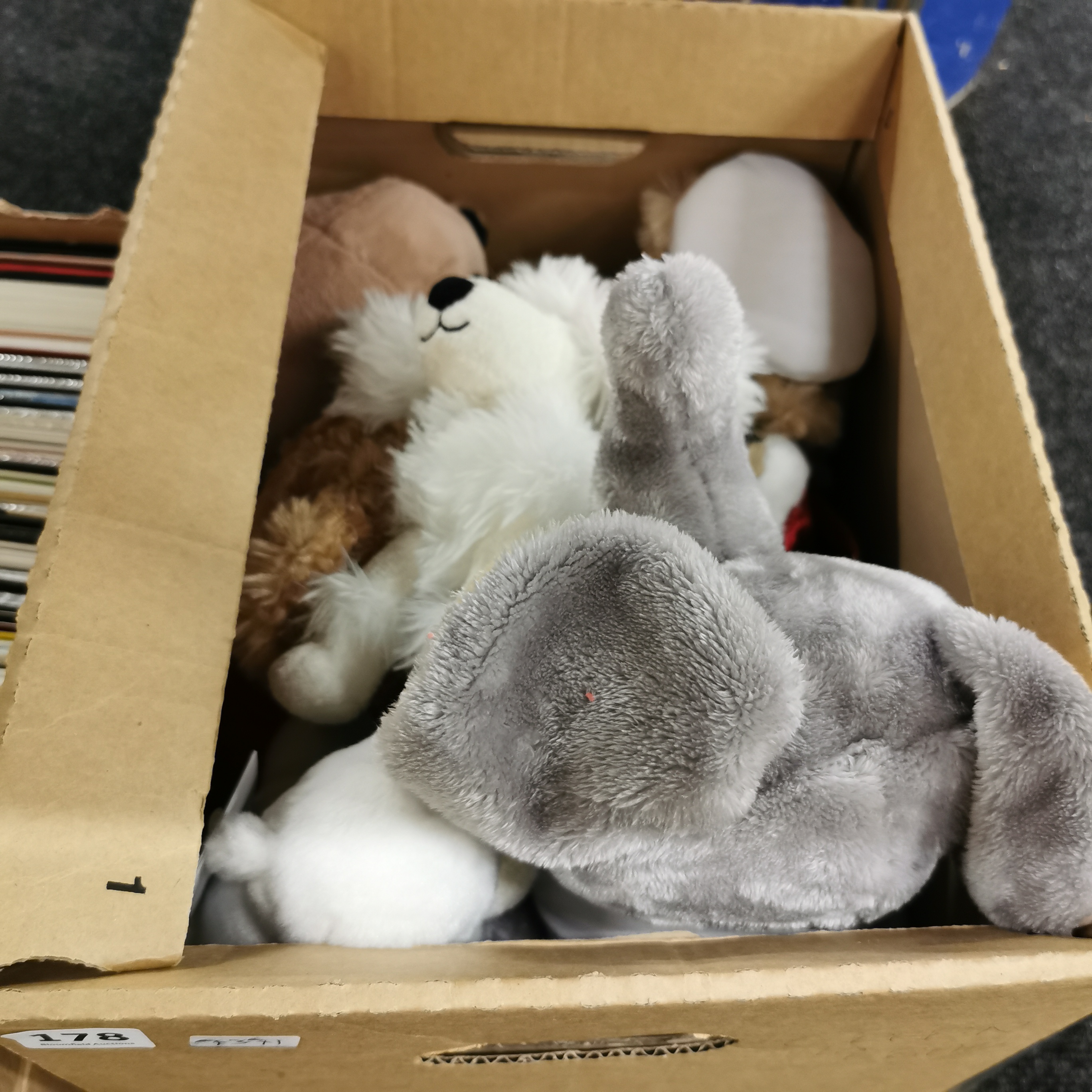 BOX OF SOFT TOYS