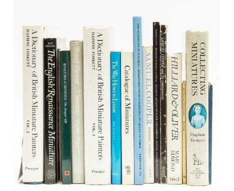 NO RESERVE Miniatures.- Foskett (Daphne) A Dictionary of British Miniature Painters, 2 vol., signed by the author, New York &