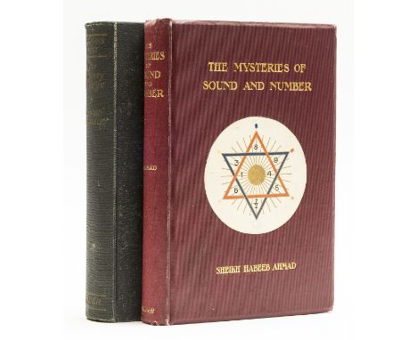 NO RESERVE Esoterica.- Ahmad (Sheikh Habeeb) The Mysteries of Sound and Number, first edition, frontispiece, printed publishe