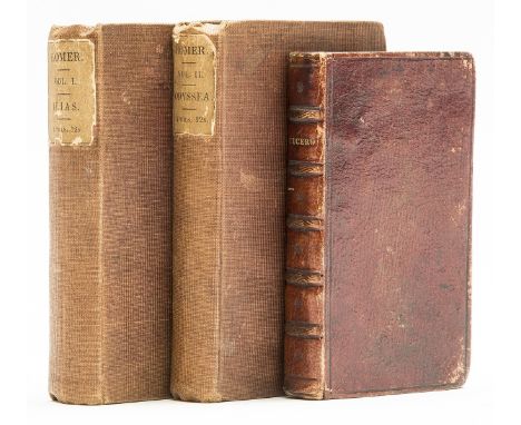 NO RESERVE Miniature books.- Pickering Diamond Classics.- Homer. Ilias &amp; Odyssea, 2 vol., half-titles, engraved portrait 