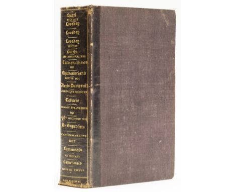 NO RESERVE Pamphlets.- Missionaries to the Far East.- Nouvel exposé de l'état présent, et des besoins des missions confié