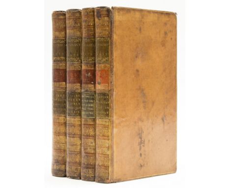 NO RESERVE Massinger (Philip) The Dramatick Works ..., 4 vol., engraved portrait frontispiece, half-titles, previous owner's 