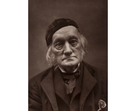 Barraud (Herbert Rose) Carbon print of Professor Sir Richard Owen, naturalist, anatomist and palaentologist, 1804-1892, 230 x
