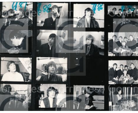 An original Rolling Stones photograph collection, comprising of prints, negatives and contact sheets featuring backstage and 