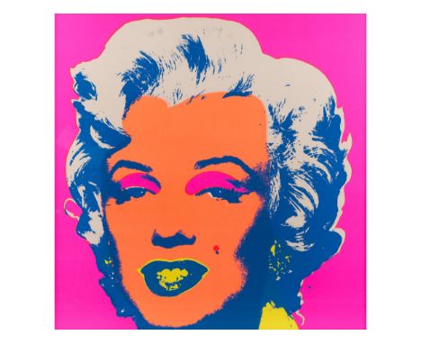 Andy Warhol, 1928 Pittsburgh – 1987 New York, nachMARILYN MONROE 11.27Siebdruck auf Museumspapier.92 x 92 cm.Verso mit Autent