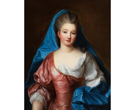 Pierre Gobert, 1662 Fontainebleau – 1744 Paris, zug.PORTRAIT DER MARIE LOUISE ÉLISABETH D‘ORLÉANSÖl auf Leinwand. Doubliert.8
