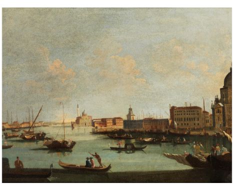 Francesco Tironi, um 1745 Venedig – 1797 BolognaDER BACINO DI SAN MARCO MIT SAN GIORGIO MAGGIORE UND DER PUNTA DELLA DOGANAÖl