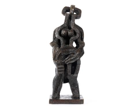 Ossip Zadkine, 1890 Smolensk – 1967 ParisVIOLONCELLISTE58 x 18 x 15 cm.Signiert, nummeriert „3/5“ und mit Gießerstempel von S