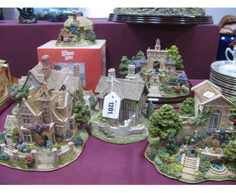 Lilliput Lane Models: The Millennium Gate L2170, limited edition of 2000, Hestercombe Gardens, Anne of Cleeves, Chatsworth Vi