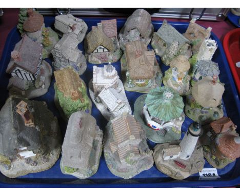 Lilliput Lane - models to include Tea Caddy Cottage, Runswick House, Sugar Mouse etc:- One Tray