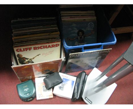 LP's mostly M.O.R Easy Listening and Pop - Diana Ross, Sinatra, C. Richard, Inkspots, C &amp; W, Tina Turner most noted; dvd 