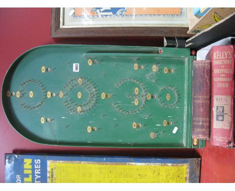 A Vintage Bagatelle by Chad Valley, William Frank Pettigrew 'A Manual of Locomotive Engineering' (Charles Griffin 1899) with 