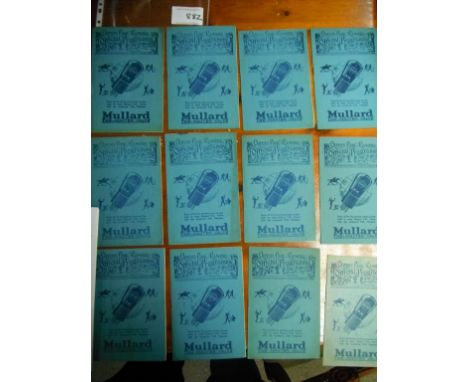 27/28 QPR Home Football Programmes: Excellent condition first team programmes from division 3 including Brentford, Watford, B