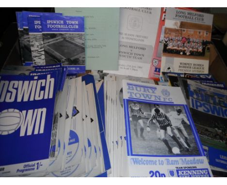 Ipswich Town Football Programmes: Mainly homes including around 100 1960s and early 1970s. C/W some more modern programmes in