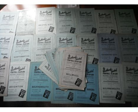 Southend United 48/49 Complete Of All Match Football Programmes: Everyone of the numbered series 1 - 47 is included with many