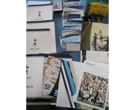 Tottenham Football Ticket Collection: Mainly home European ties (35), plus season ticket books from the 90s onwards (14), wit