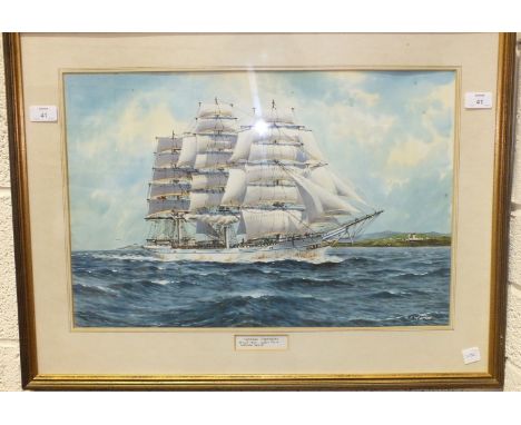 George R Wiseman, 'Thomas Stephens', a signed watercolour, 37 x 55cm, titled in mount.
