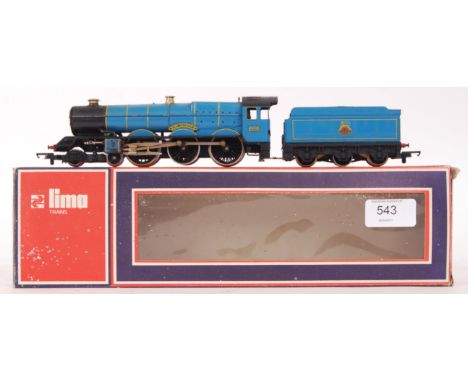 A Lima Trains 00 gauge model railway trainset locomotive 5104W King Charles II 6009 locomotive and tender, with original box.