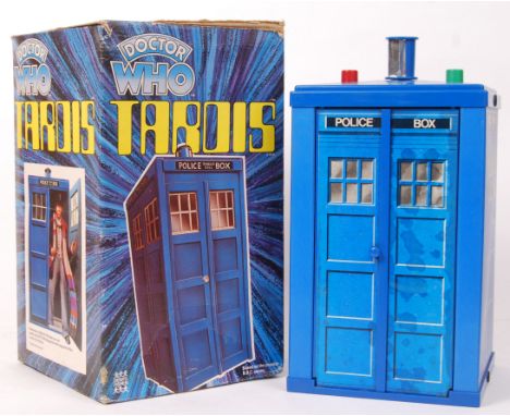 A rare original vintage Doctor Who Denys Fisher made ' Doctor Who TARDIS ' action figure playset. Appears near mint (just sti