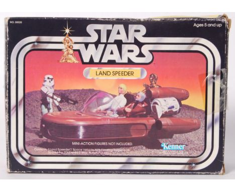 An original vintage Star Wars Kenner made ' Land Speeder ' action figure vehicle. Complete, and undamaged. Within the origina