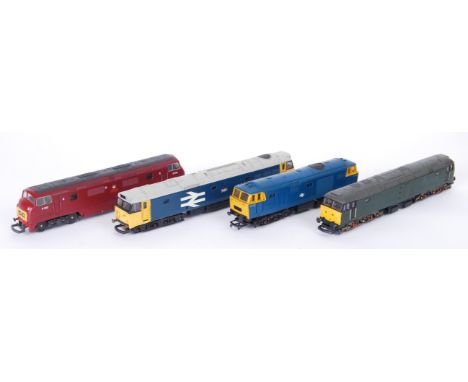 A collection of 4x Lima Italian made 00 gauge railway trainset model locomotives. Comprising of; 50043 Eagle, D838 Rapid Wars