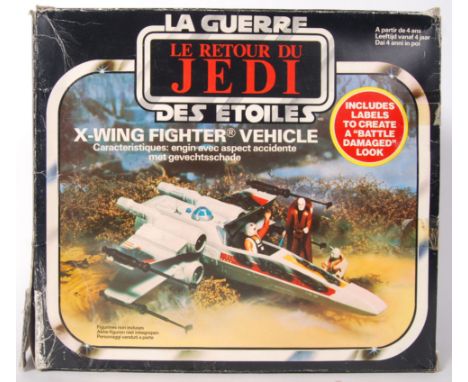 An original vintage Star Wars Palitoy made ' X Wing Fighter Vehicle ' 'Battle Damaged.' 100% complete, with instructions and 