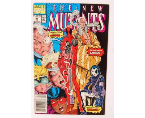 An original rare Marvel Comics issue 98 Feb 1991. First appearance of Deadpool. Complete, and generally good/very good condit