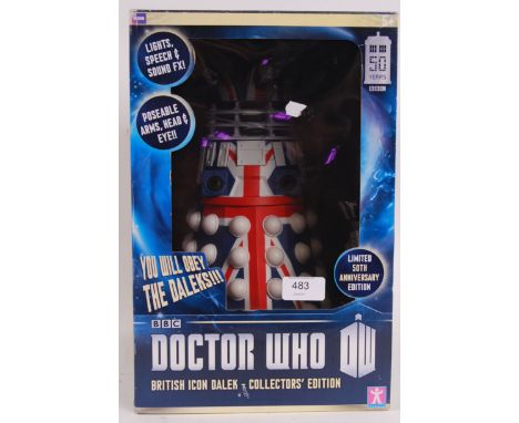 A Character Toys made Doctor Who ' British Icon Dalek ' Collectors Edition. Ex-shop-stock, as new and still sealed. The conte