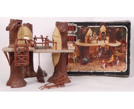 An original vintage Star Wars ' Ewok Village ' action figure playset. Within the original box. Appears to be complete with al