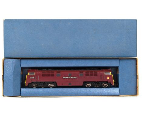An original vintage Liliput 00 gauge model railway trainset locomotive '1012' D1000 Western Enterprise. Within the original b