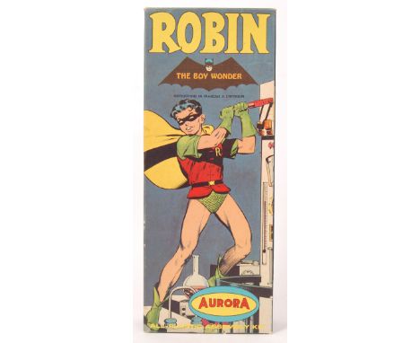 A rare vintage 1966 Aurora Batman ' Robin, The Boy Wonder ' ' All-plastic assembly kit' model kit. Appears unused, within the