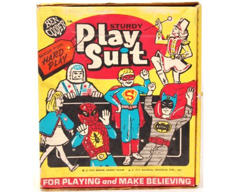 A rare vintage 1973 Ben Cooper made 'Sturdy Playsuit'. This edition being Batman, Size Medium (8-10). 100% complete and gener